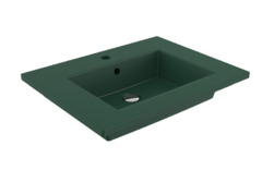 Раковина Bocchi Milano 1161-027-0126, 61 см, фарфор, зеленая