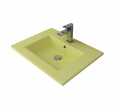Раковина Bocchi Milano 1161-026-0126, 61 см, фарфор, желтая