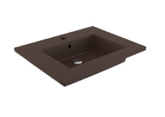 Раковина Bocchi Milano 1161-025-0126, 61 см, фарфор, кофейная
