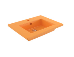 Раковина Bocchi Milano 1161-021-0126, 61 см, фарфор, мандарин