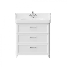 Тумба под раковину Kerama Marazzi Pompei 80 см, 3 ящика, белая, PO.N.80.3WHT