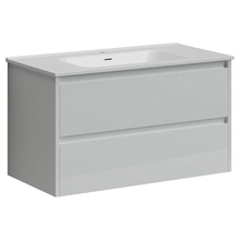 Тумба под раковину Sancos Libra LB90W 90, подвесная, белый глянец