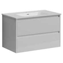 Тумба под раковину Sancos Libra LB80W 80, подвесная, белый глянец