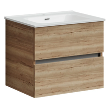 Тумба под раковину Sancos Urban 60, подвесная, дуб галифакс натуральный, UR60EG