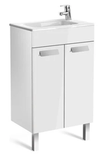 Тумба Roca Debba 50 под раковину,напольная, белый глянец ZRU9302710