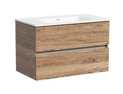 Тумба под раковину Sancos Urban UR80ECH, 80 см, подвесная, цвет дуб чарльстон