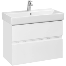 Тумба под раковину Roca Oleta 80 см, A857640501, подвесная, цвет белый матовый