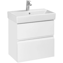 Тумба под раковину Roca Oleta 60 см, A857639501, подвесная, цвет белый матовый