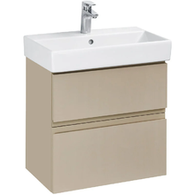 Тумба под раковину Roca Oleta A857639515, 60 см, подвесная, цвет капучино