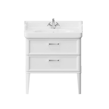 Тумба под раковину Kerama Marazzi Pompei 80 см, 2 ящика, белая, PO.N.80.2WHT