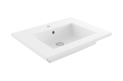 Раковина Bocchi Milano 1161-002-0126, 61 см, фарфор, белая матовая