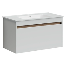 Тумба под раковину Sancos Smart SM90W 90, подвесная, белый глянец