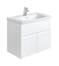 Тумба под раковину Roca Up 60 см ZRU9303010 подвесной, цвет белый глянец