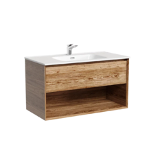 Тумба под раковину Sancos Marmi 1.0 MR1.090ECH, 90 см подвесная, цвет дуб чарльстон