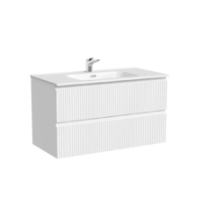 Тумба под раковину Sancos Snob R SNR90W, 90 см подвесная, Bianco