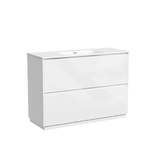 Тумба под раковину Sancos Libra Floor LB120F-1W, 120 см, напольная, цвет белый глянцевый