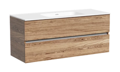 Тумба под раковину Sancos Urban UR120-1ECH, 120 см, подвесная, цвет дуб чарльстон