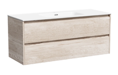 Тумба под раковину Sancos Libra LB120-1EG, 120 см, подвесная, цвет дуб галифакс натуральный