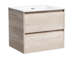 Тумба под раковину Sancos Libra LB60EG, 60 см, подвесная, цвет дуб галифакс натуральный