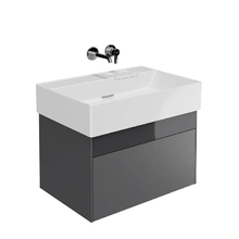 Тумба под раковину Kerama Marazzi Logica LOG.70.2.ST, 70 см, цвет серый стальной