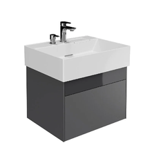 Тумба под раковину Kerama Marazzi Logica LOG.60.2.ST, 60 см, цвет серый стальной