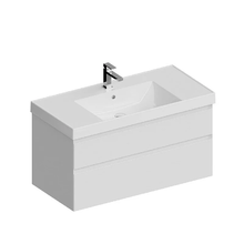 Тумба под раковину Kerama Marazzi Cubo CUB.100.2WHT.M, 100 см, цвет белый матовый