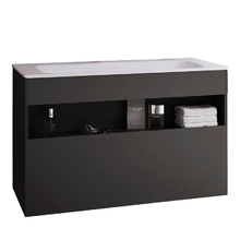 Тумба под раковину Keuco Stageline 32882970100, 120 см, с подсветкой, 1 ящик, цвет вулканит матовый