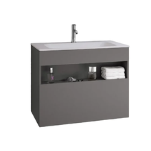 Тумба под раковину Keuco Stageline 32862290000, 80 см, 1 ящик, цвет инокс матовый