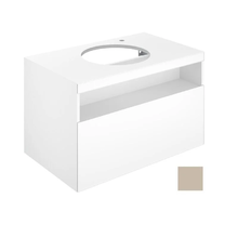 Тумба под раковину Keuco Stageline 32865180100, 80 см, с подсветкой, 1 ящик, цвет кашемир глянцевый