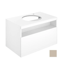 Тумба под раковину Keuco Stageline 32864180100, 80 см, с подсветкой, 1 ящик, цвет кашемир глянцевый