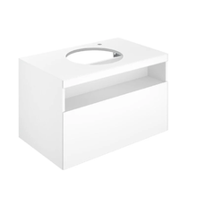 Тумба под раковину Keuco Stageline 32865300000, 80 см, 1 ящик, цвет белый