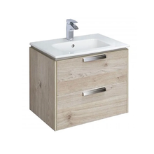 Тумба под раковину Roca Lago 60 см, 7.8572.9.544.4, подвесная, цвет дуб светлый