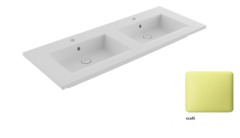 Раковина Bocchi Milano 1111-026-0126, 122 см, фарфор, желтая