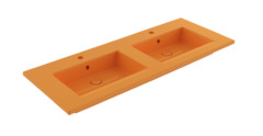 Раковина Bocchi Milano 1111-021-0126, 122 см, фарфор, мандарин