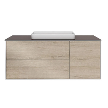 Тумба под раковину Kerama Marazzi Plaza Modern 120 см, подвесная, цвет дуб орегон, PLB.M.120.3.OAK.O