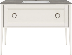 Тумба под раковину Kerama Marazzi Plaza Classic Neo 120 см, напольная, ящик 1+1, цвет белый матовый, PL.CN.120.1+1WHT.M