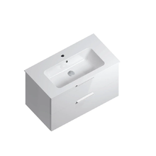 Тумба под раковину Kerama Marazzi Piano Forte 85 см, подвесная, белая, PI.F.85.WHT