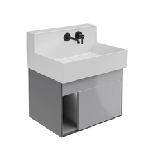 Тумба под раковину Kerama Marazzi Logica M 65 см, подвесная, с подсветкой, LO.M.65.GRAY