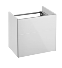 Тумба под раковину Keuco Royal Reflex 34090 210002 подвесная 50 см, белый глянцевый, петли справа