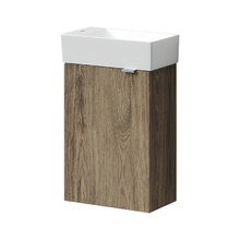 Тумба под раковину Sancos Mini 35, подвесная, дуб чарльстон, MN35ECHL/R
