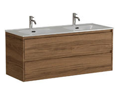 Тумба под раковину Sancos Libra 120, подвесная, дуб чарльстон, LB120-2ECH