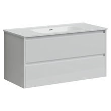 Тумба под раковину Sancos Libra 100, подвесная, белый глянец, LB100W