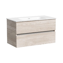 Тумба под раковину Sancos Urban 90, подвесная, дуб галифакс натуральный, UR90EG