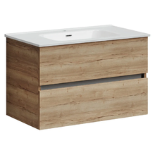 Тумба под раковину Sancos Urban 80, подвесная, дуб галифакс натуральный, UR80EG