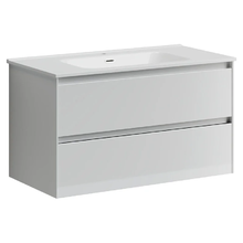 Тумба под раковину Sancos Cento CN90W 90, подвесная, белый глянец