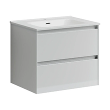 Тумба под раковину Sancos Cento CN60W 60, подвесная, белый глянец