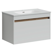 Тумба под раковину Sancos Smart SM80W 80, подвесная, белый глянец