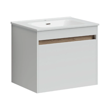 Тумба под раковину Sancos Smart SM60W 60, подвесная, белый глянец