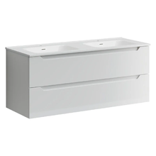 Тумба под раковину Sancos Norma 2.0 120, подвесная, белый глянец, NR2.0120-2W