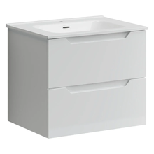Тумба под раковину Sancos Norma 2.0 60, подвесная, белый глянец, NR2.060W